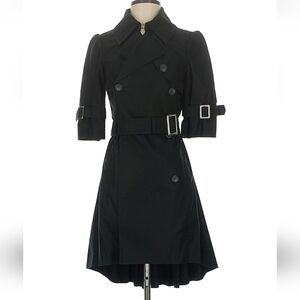 YaYa Aflano Womens Black Dress Coat Size Small